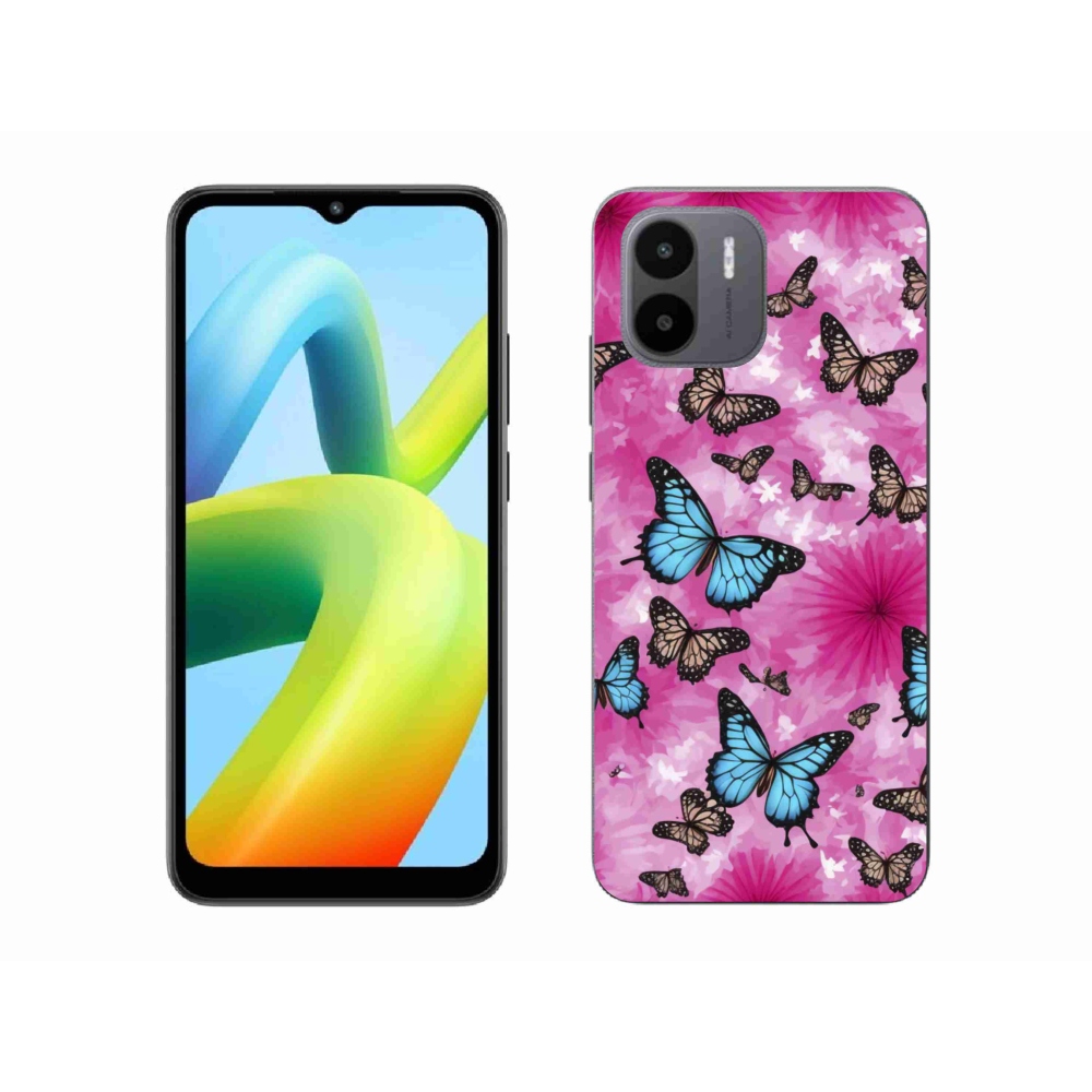 Gélový kryt mmCase na Xiaomi Redmi A1 4G - motýlia záhrada