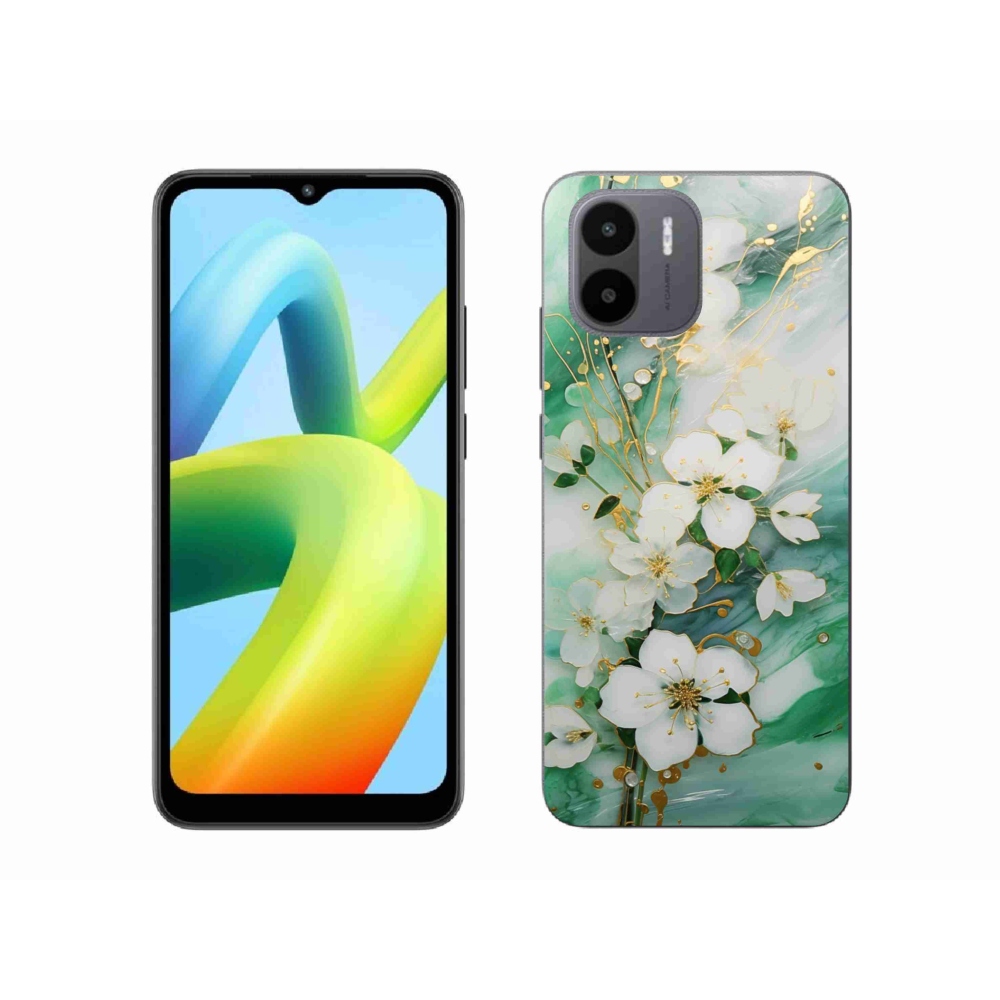 Gélový kryt mmCase na Xiaomi Redmi A1 4G - nežné kvety