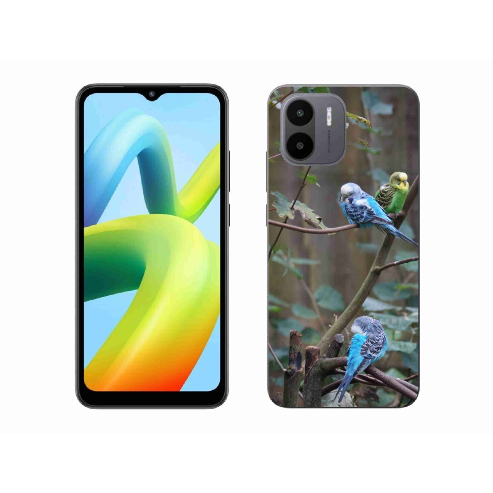 Gélový kryt mmCase na Xiaomi Redmi A1 4G - papagáje na vetve
