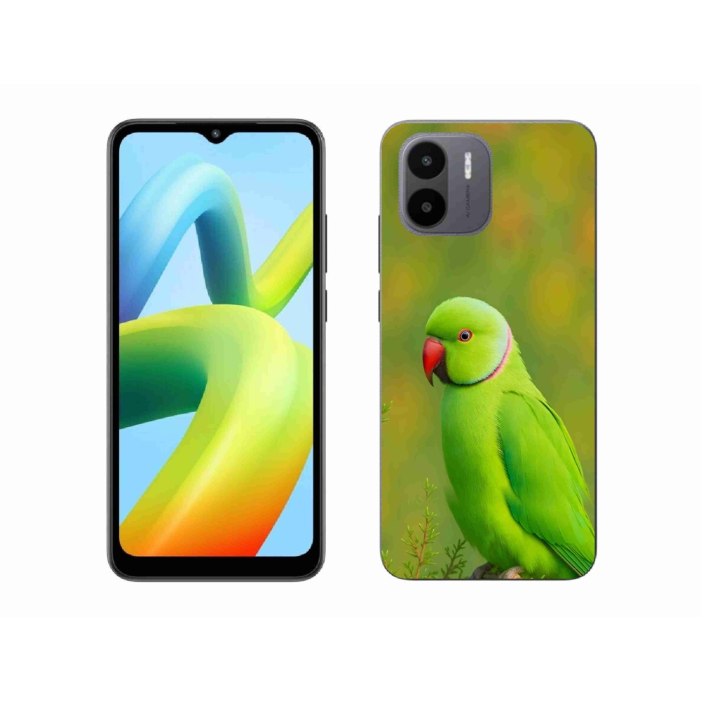 Gélový kryt mmCase na Xiaomi Redmi A1 4G - papagáj Alexandr 2