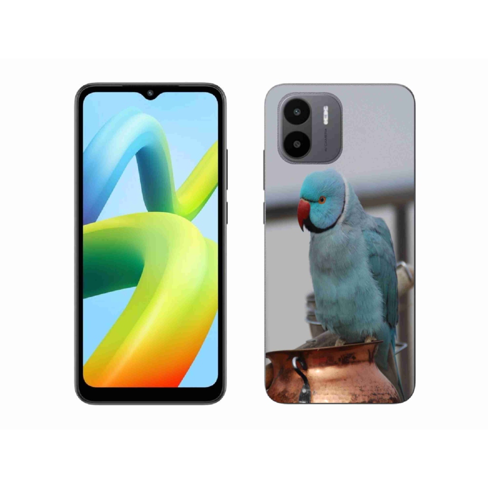 Gélový kryt mmCase na Xiaomi Redmi A1 4G - papagáj alexander modrý