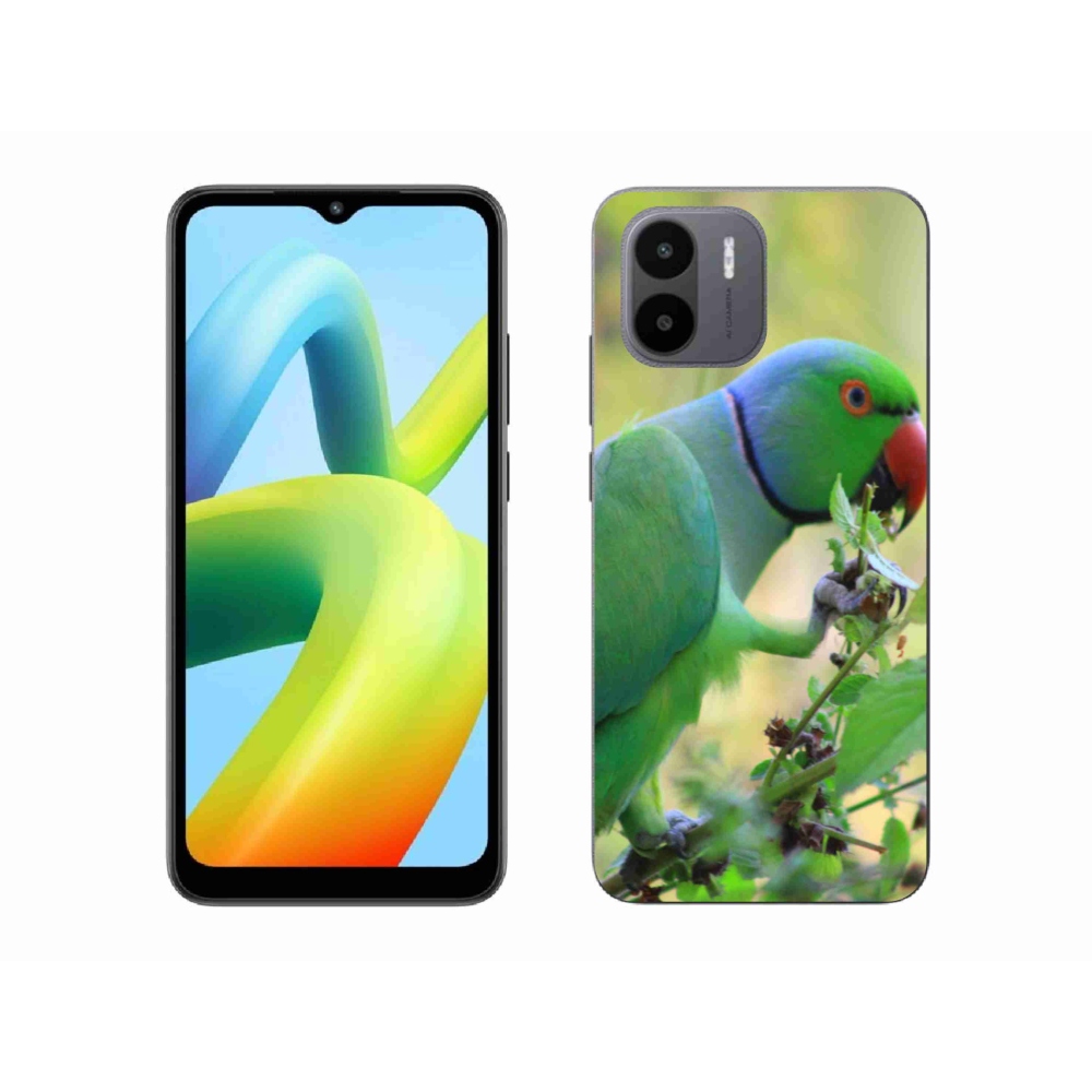 Gélový kryt mmCase na Xiaomi Redmi A1 4G - papagáj alexandr