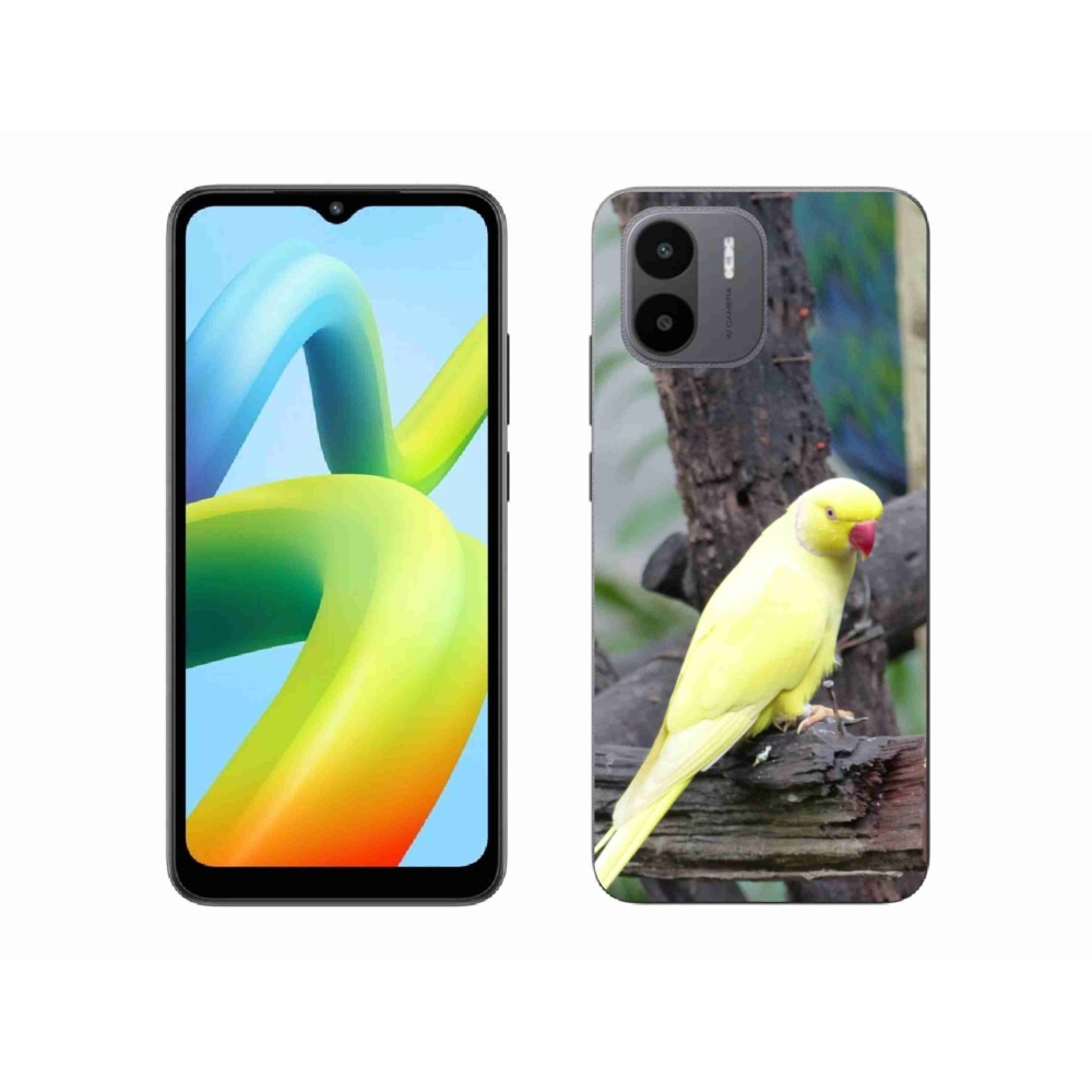 Gélový kryt mmCase na Xiaomi Redmi A1 4G - papagáj alexander žltý
