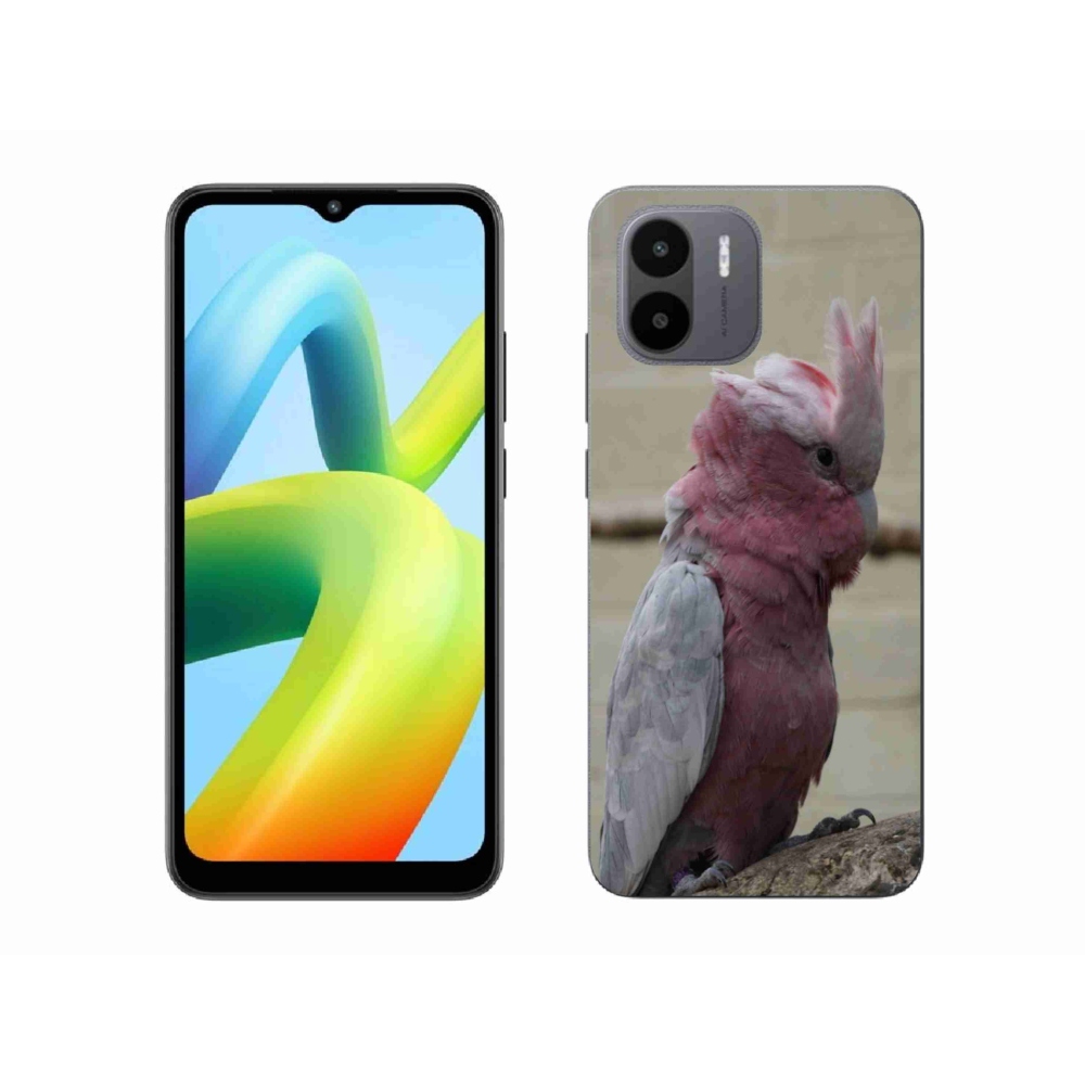 Gélový kryt mmCase na Xiaomi Redmi A1 4G - papagáj kakadu ružový