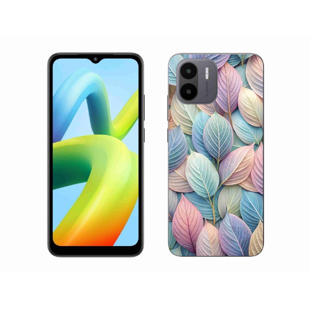 Gélový kryt mmCase na Xiaomi Redmi A1 4G - pastelové listy