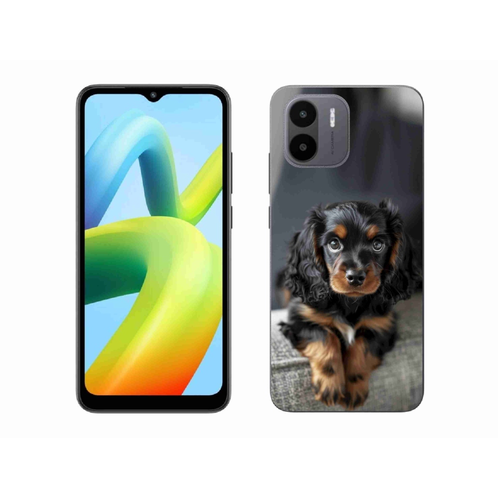 Gélový kryt mmCase na Xiaomi Redmi A1 4G - roztomilý dlhosrstý jazvečík