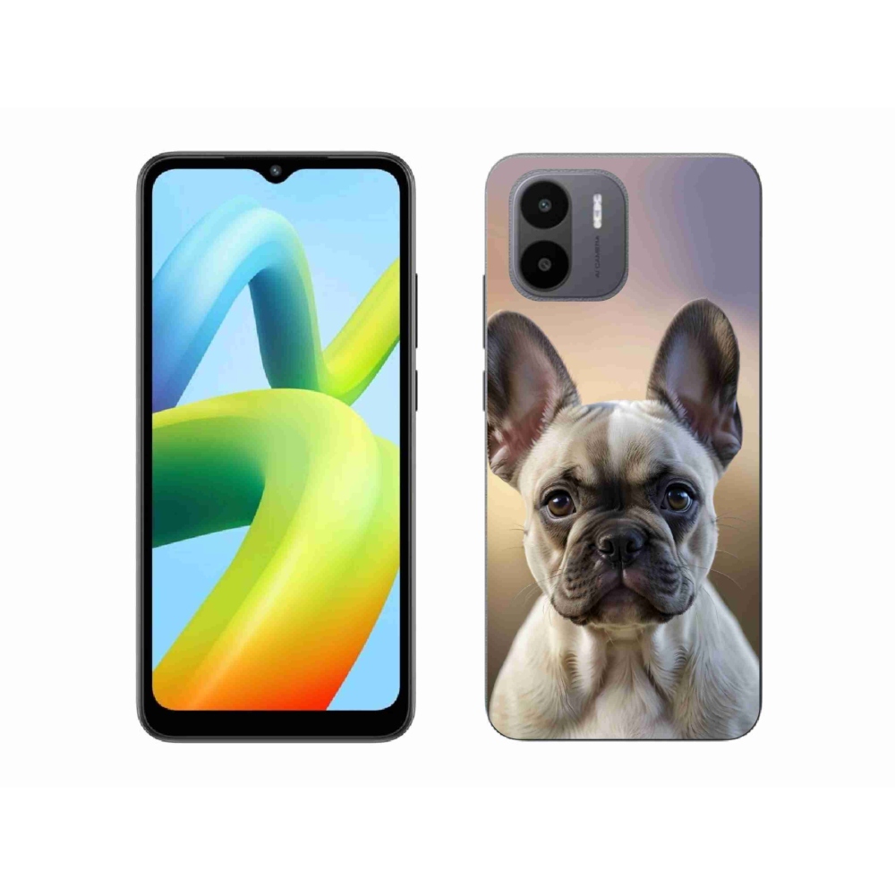 Gélový kryt mmCase na Xiaomi Redmi A1 4G - roztomilý francúzsky buldoček