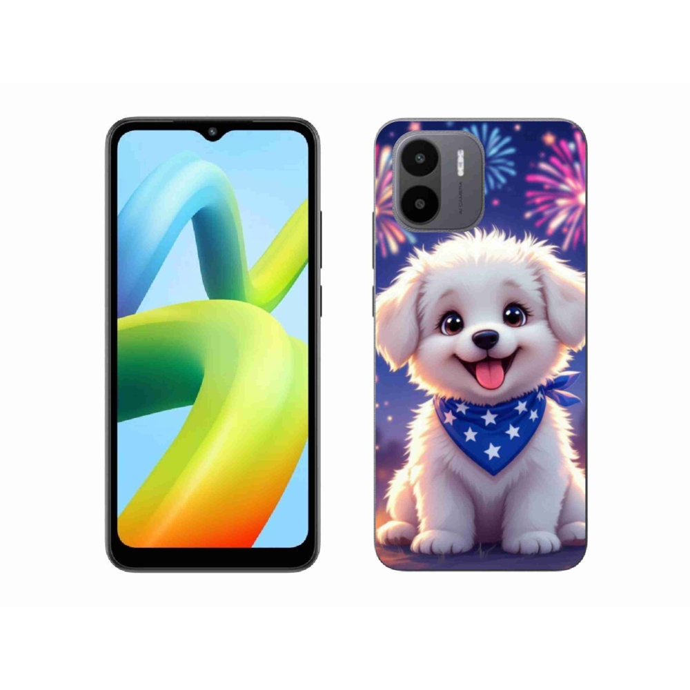Gélový kryt mmCase na Xiaomi Redmi A1 4G - slávnostné šteňa