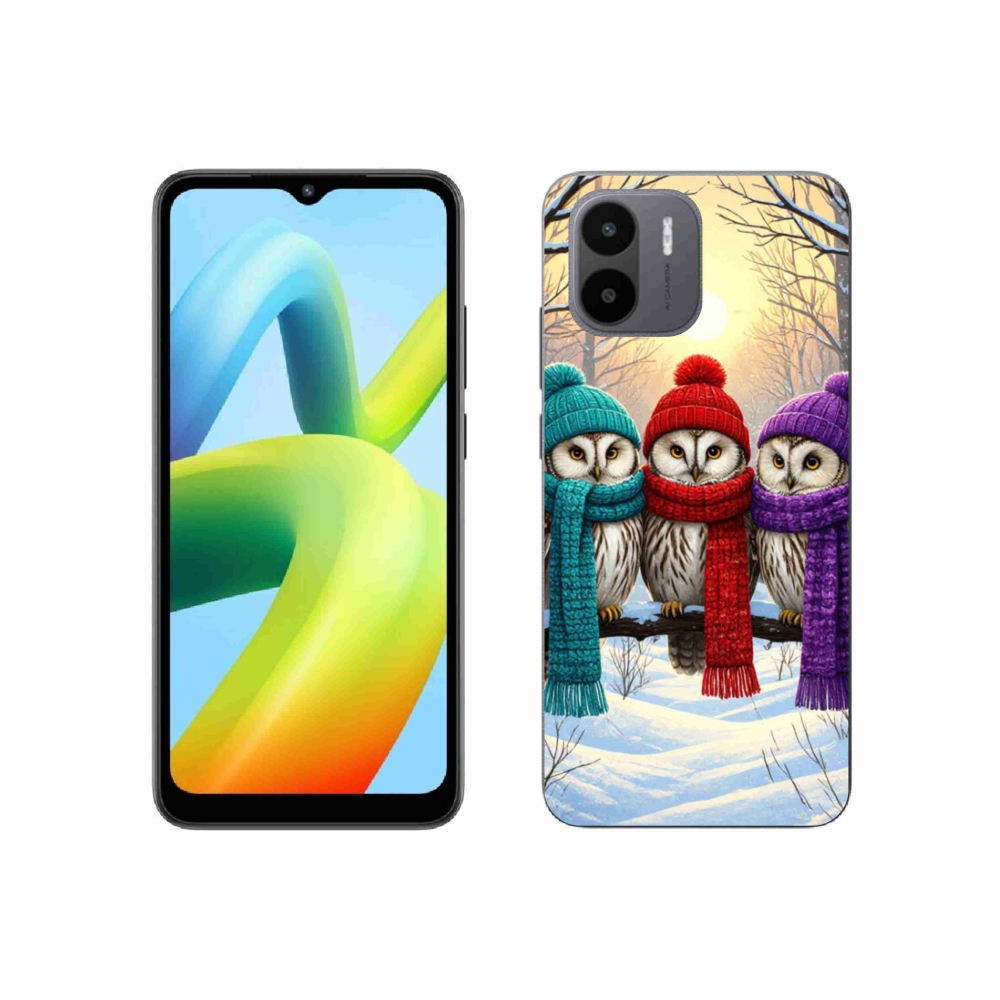 Gélový kryt mmCase na Xiaomi Redmi A1 4G - soví priatelia