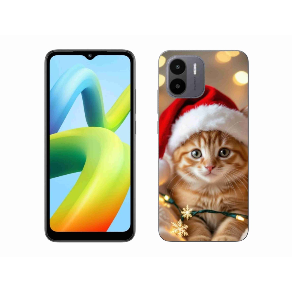 Gélový kryt mmCase na Xiaomi Redmi A1 4G - vianočné mačiatko