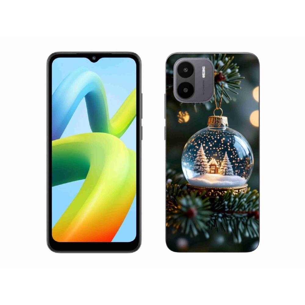 Gélový kryt mmCase na Xiaomi Redmi A1 4G - vianočné gule 2