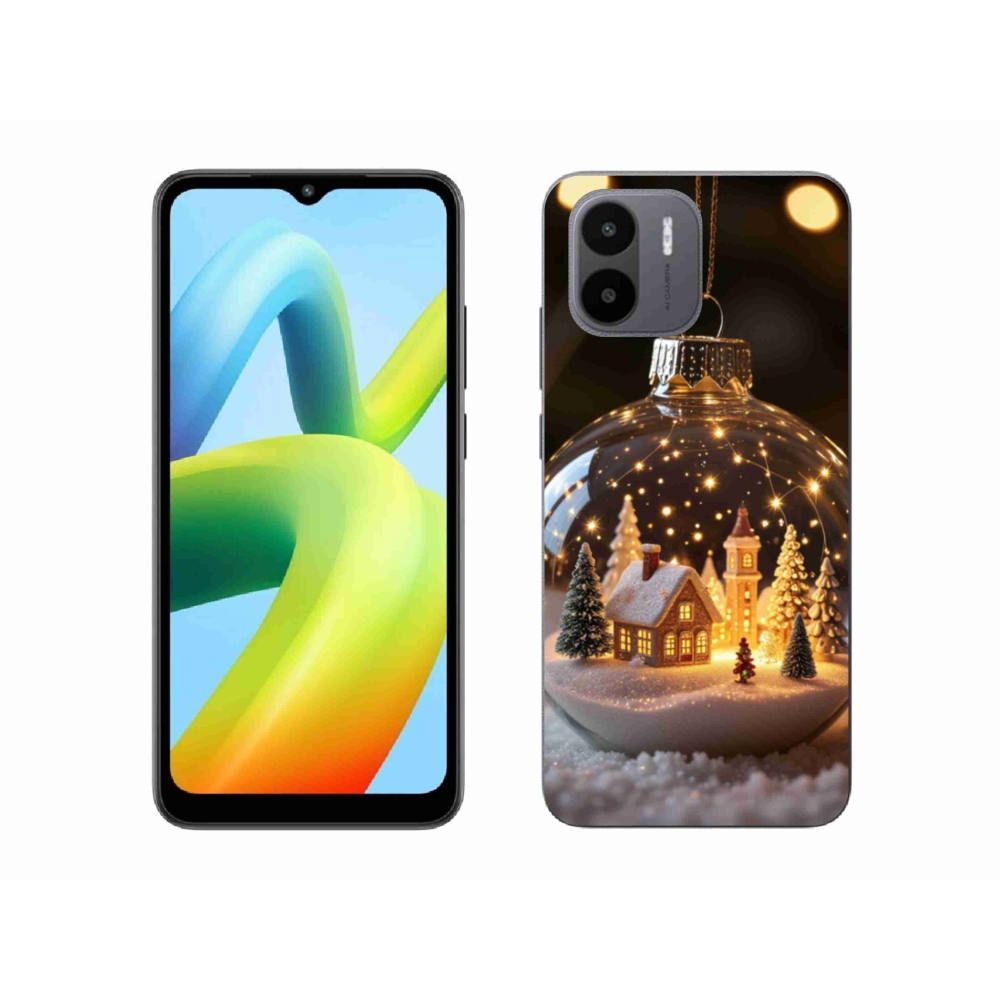 Gélový kryt mmCase na Xiaomi Redmi A1 4G - vianočné gule 3