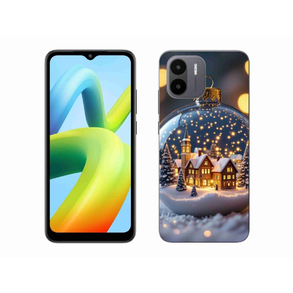 Gélový kryt mmCase na Xiaomi Redmi A1 4G - vianočné gule 4