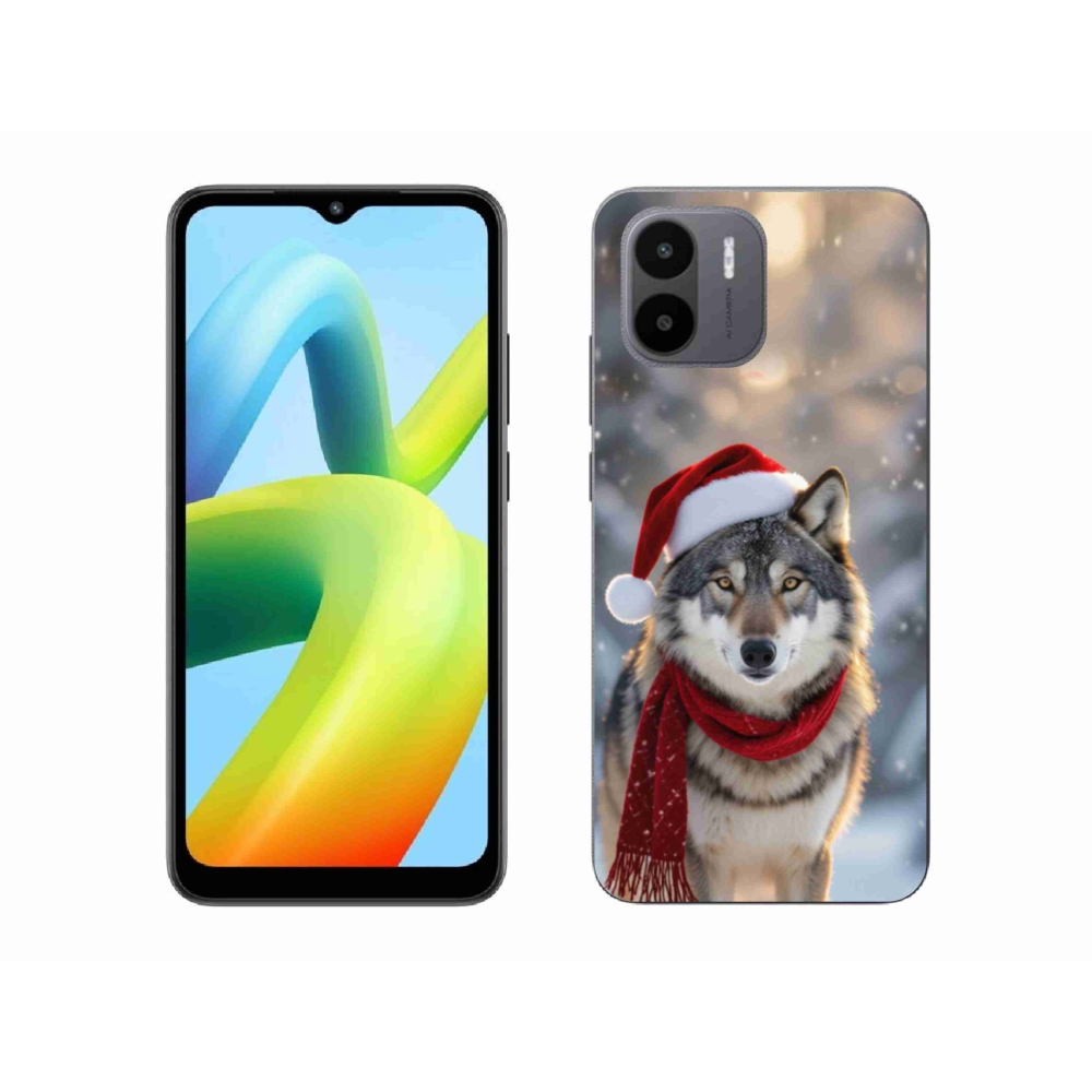 Gélový kryt mmCase na Xiaomi Redmi A1 4G - vianočný vlk