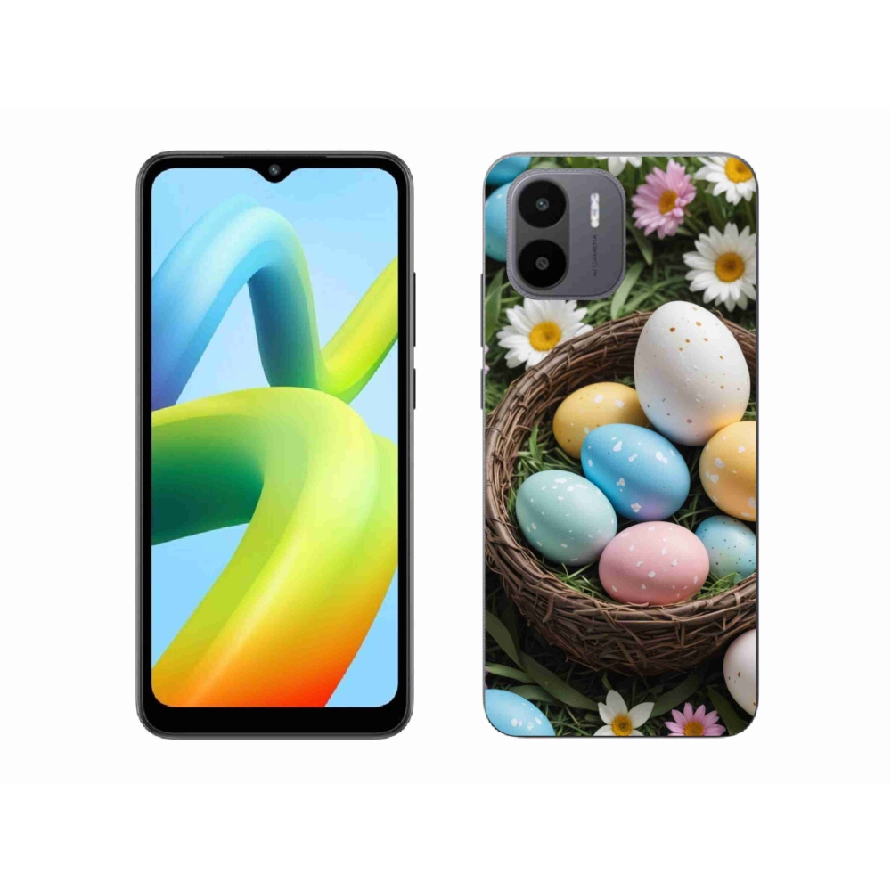 Gélový kryt mmCase na Xiaomi Redmi A1 4G - veľkonočné vajíčka 2