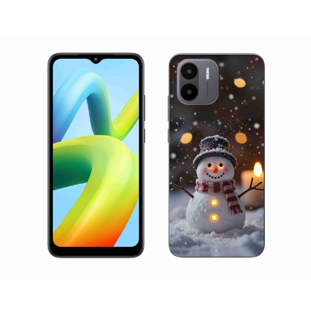 Gélový kryt mmCase na Xiaomi Redmi A1 4G - veselý snehuliak