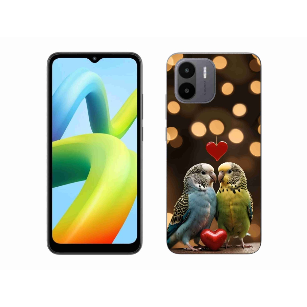 Gélový kryt mmCase na Xiaomi Redmi A1 4G - zamilovaní papagáje