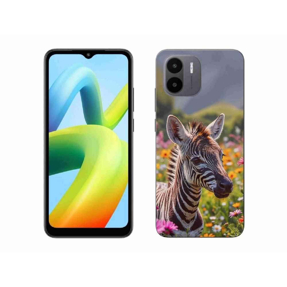 Gélový kryt mmCase na Xiaomi Redmi A1 4G - zebra na lúke