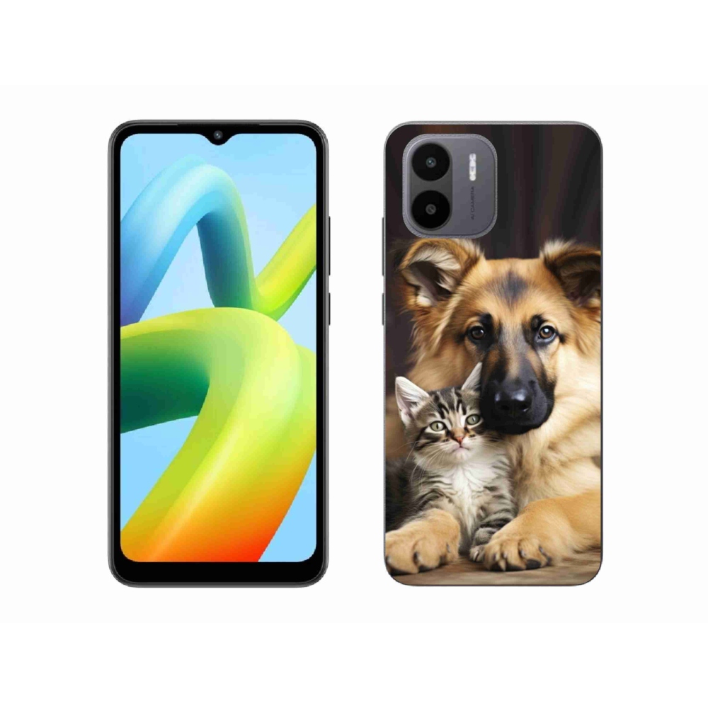Gélový kryt mmCase na Xiaomi Redmi A1 4G - zvieracie priateľstvo
