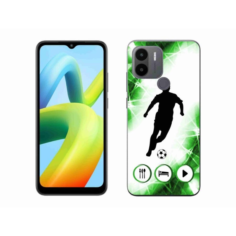 Gélový kryt mmCase na Xiaomi Redmi A1+/A2+ - futbalista