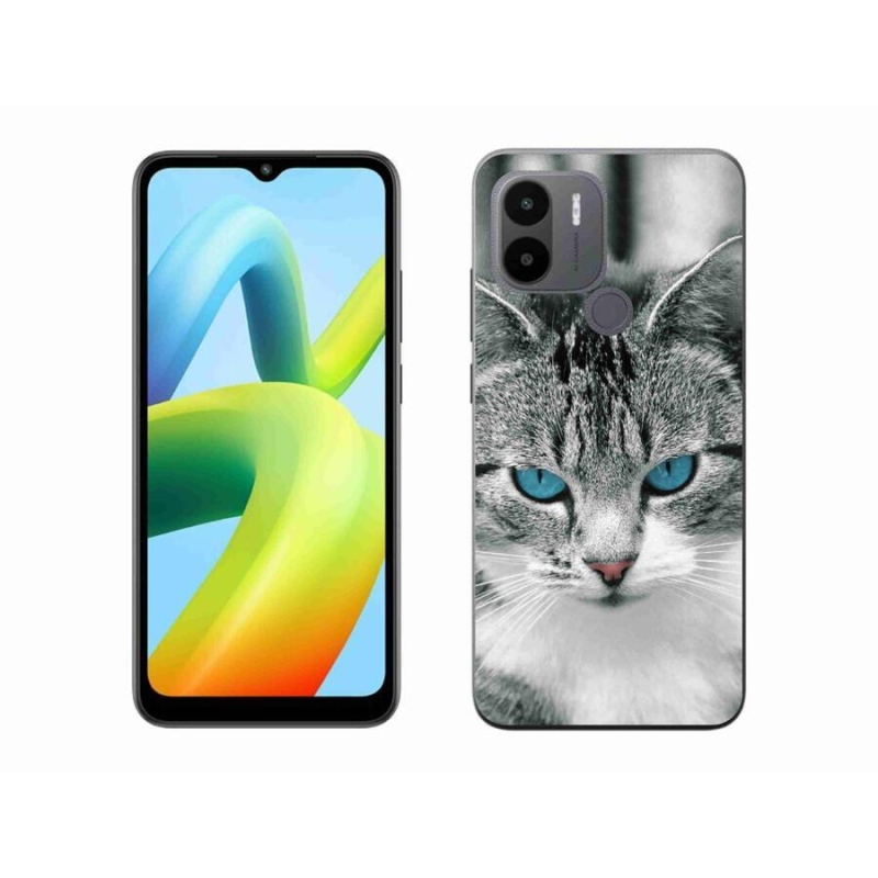 Gélový kryt mmCase na Xiaomi Redmi A1+/A2+ - mačacie pohľad 1