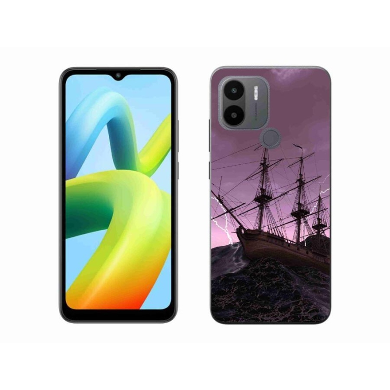 Gélový kryt mmCase na Xiaomi Redmi A1+/A2+ - loď v búrke