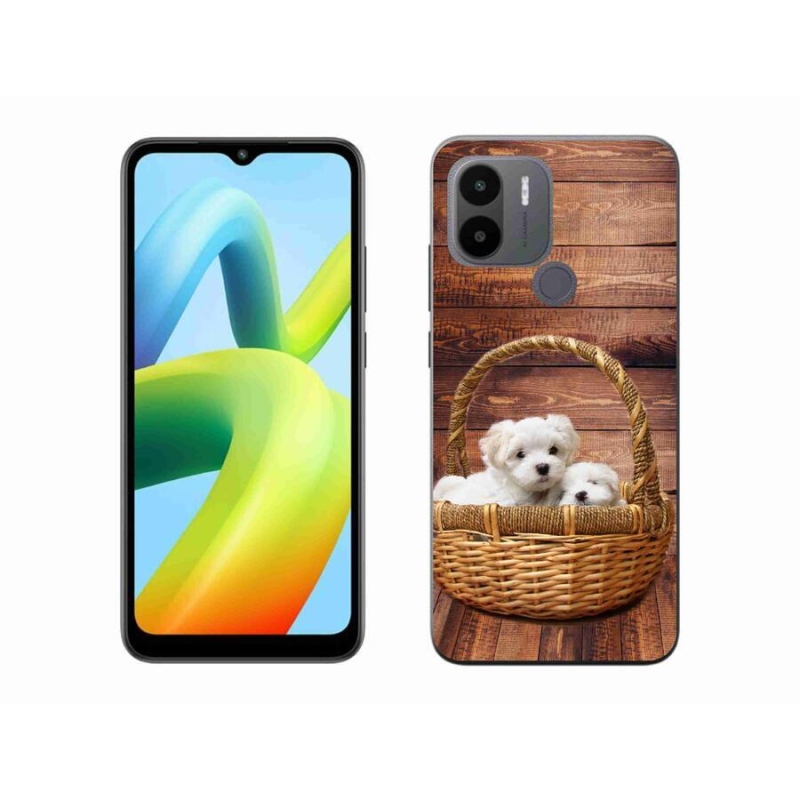 Gélový kryt mmCase na Xiaomi Redmi A1+/A2+ - šteniatka