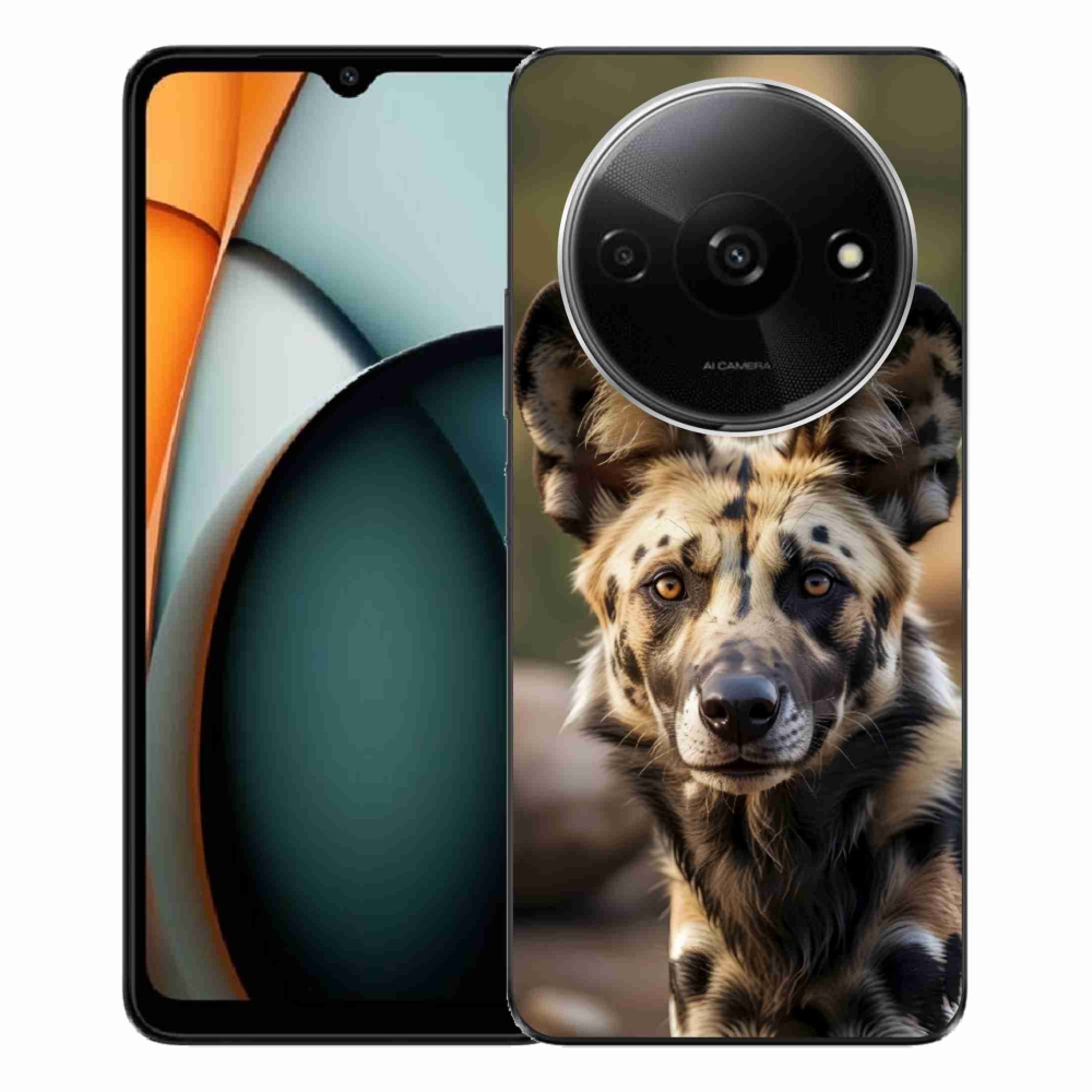 Gélový kryt mmCase na Xiaomi Redmi A3 - africký divoký pes