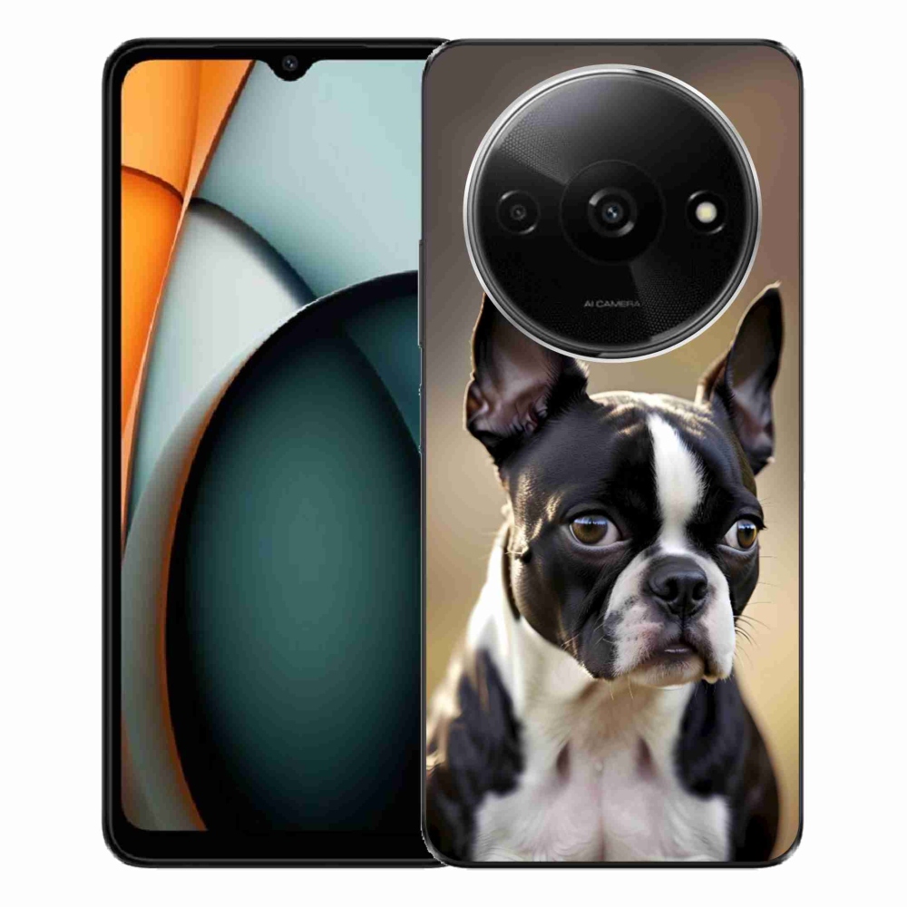 Gélový kryt mmCase na Xiaomi Redmi A3 - bostonský teriér