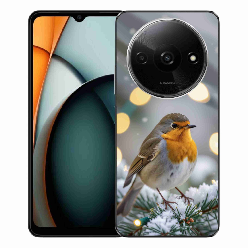 Gélový kryt mmCase na Xiaomi Redmi A3 - červienka v zime