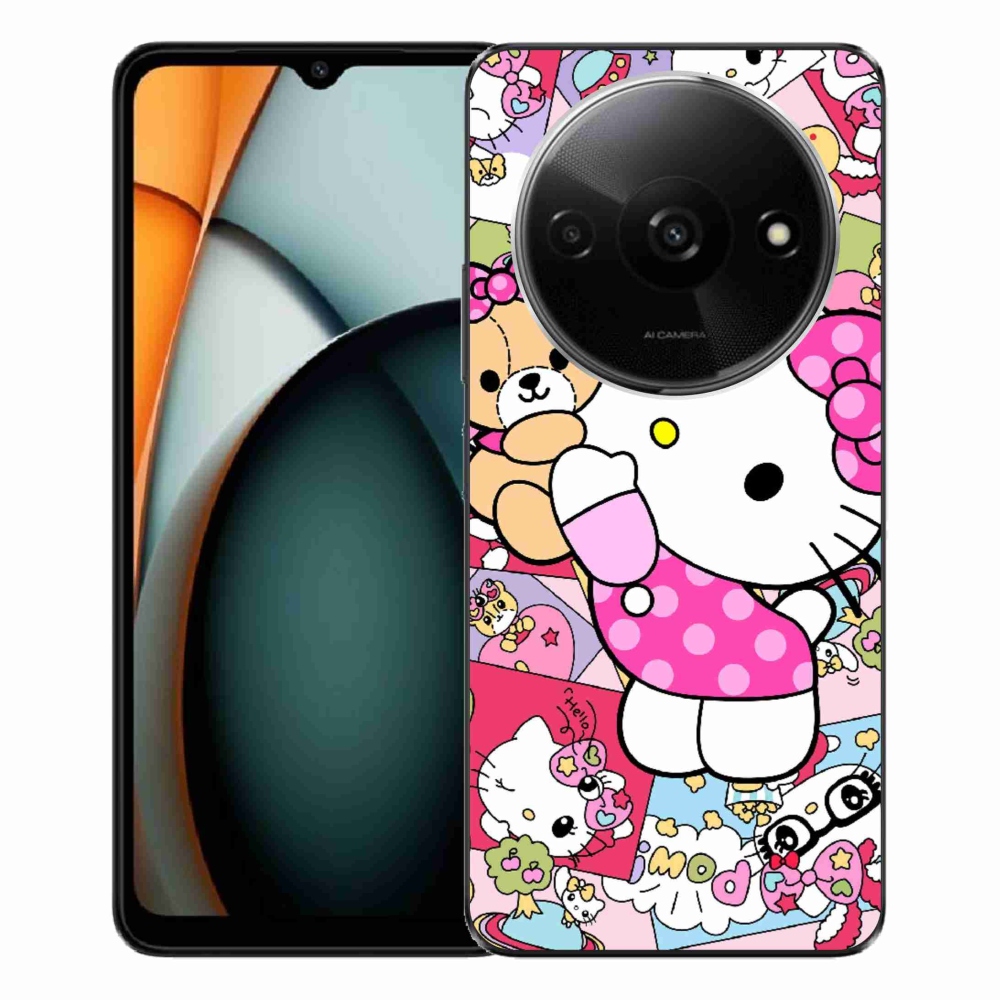 Gélový kryt mmCase na Xiaomi Redmi A3 - cute kitty