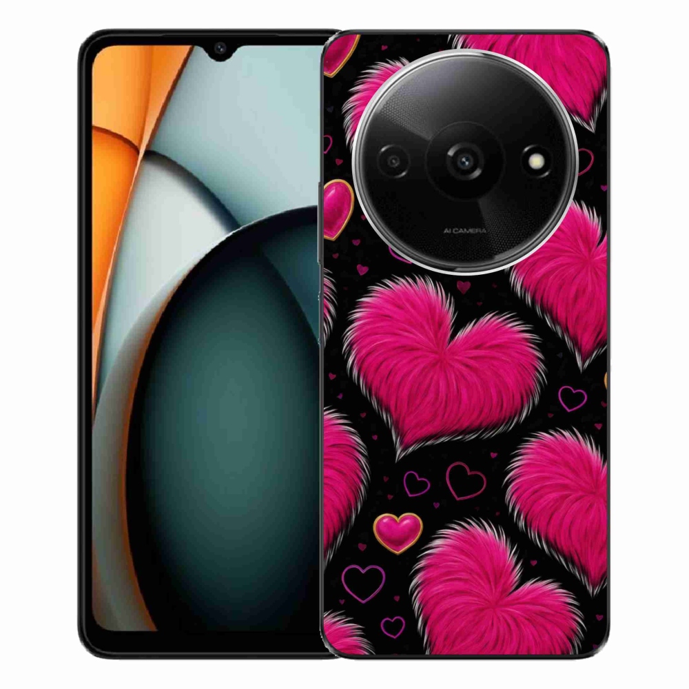Gélový kryt mmCase na Xiaomi Redmi A3 - hebké srdce