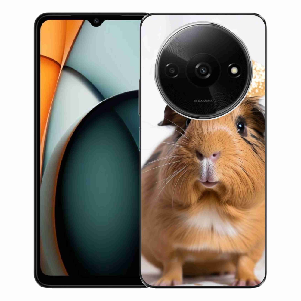 Gélový kryt mmCase na Xiaomi Redmi A3 - hnedé morča