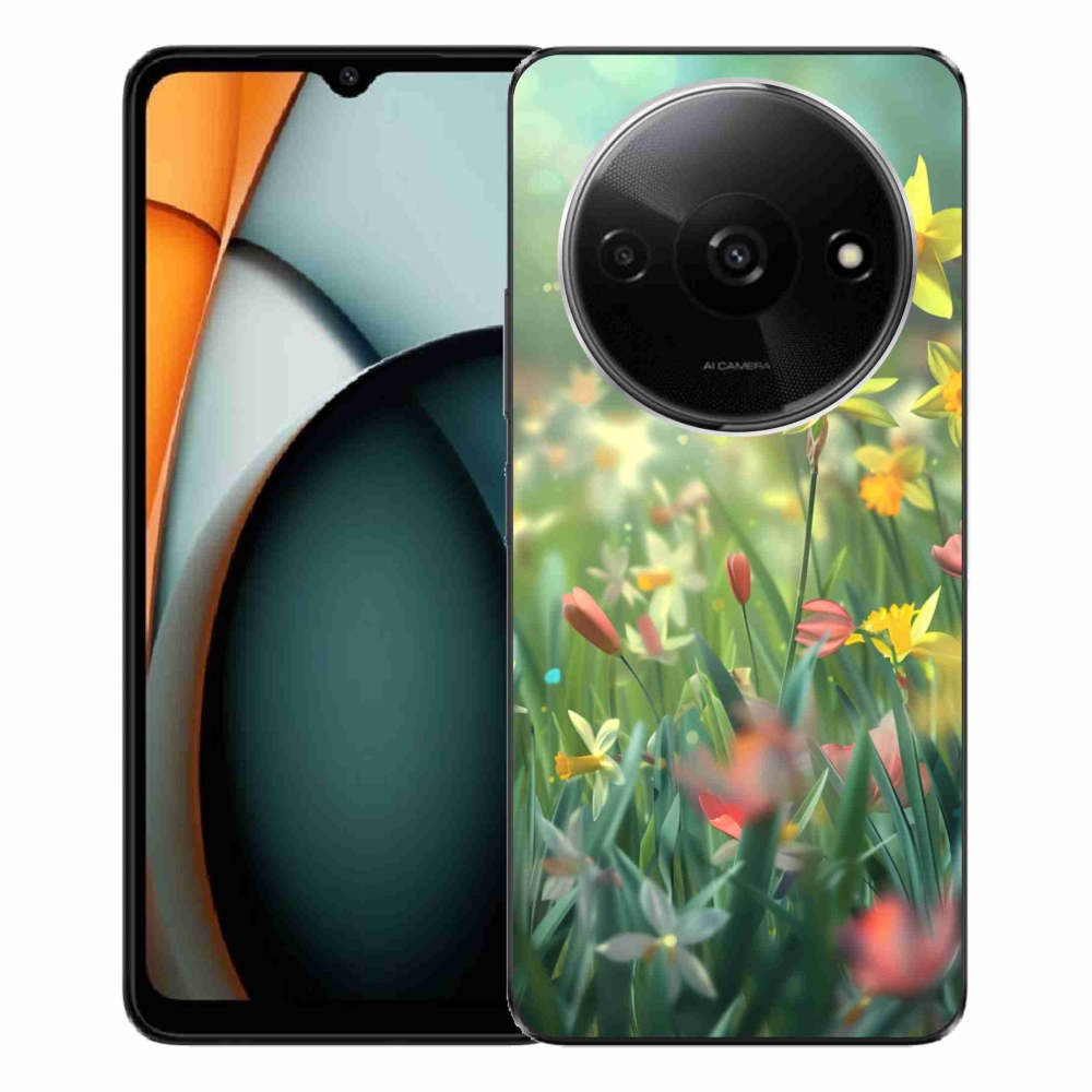 Gélový kryt mmCase na Xiaomi Redmi A3 - jarné kvety