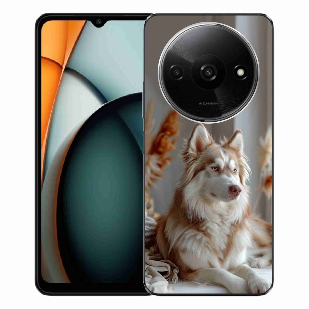 Gélový kryt mmCase na Xiaomi Redmi A3 - pokojný sibírsky husky