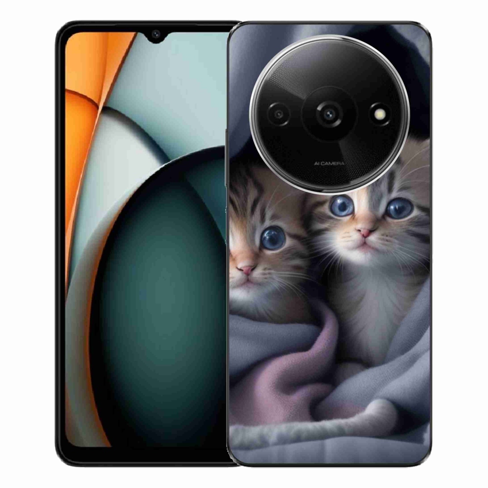 Gélový kryt mmCase na Xiaomi Redmi A3 - mačacie duo 2