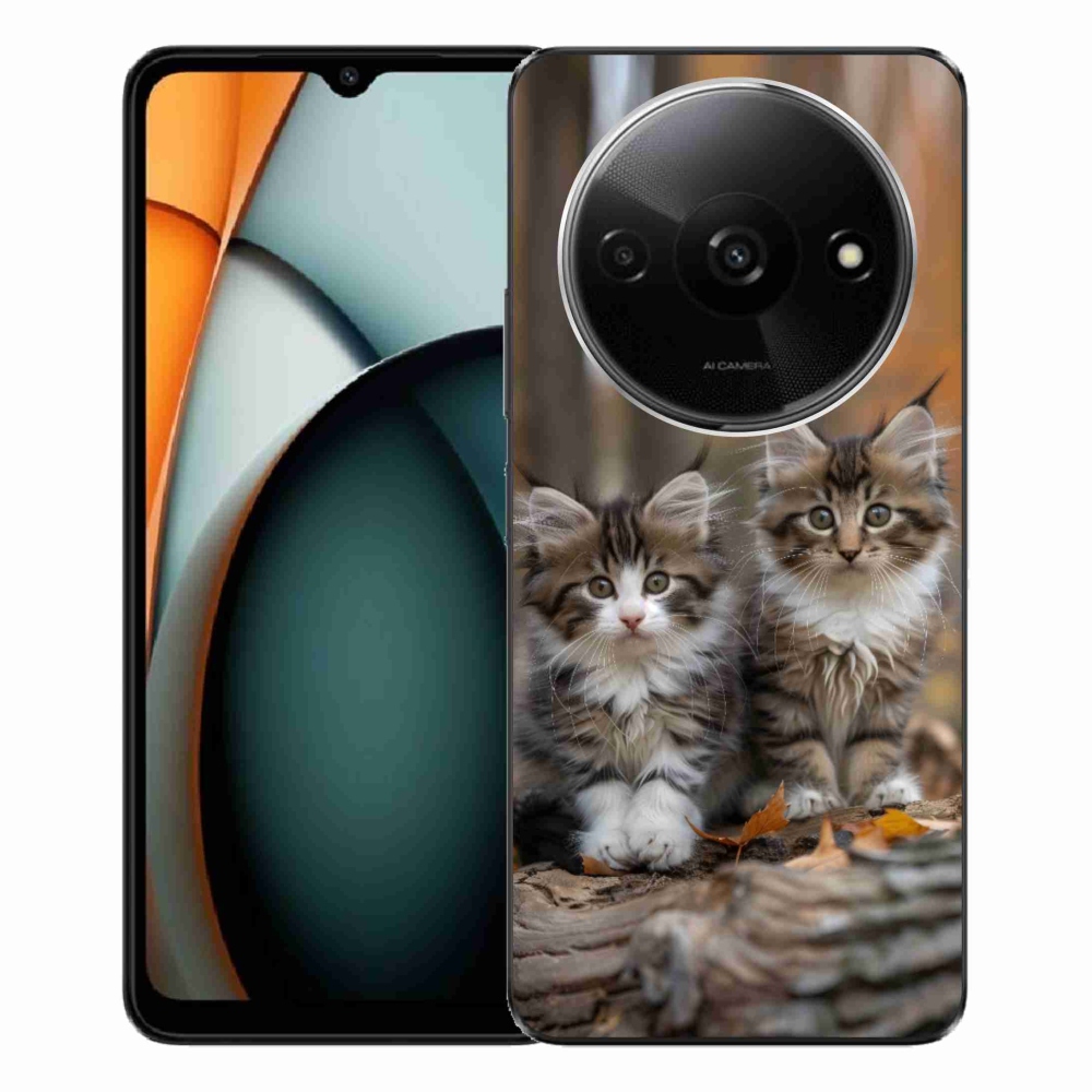 Gélový kryt mmCase na Xiaomi Redmi A3 - mačacie duo 3