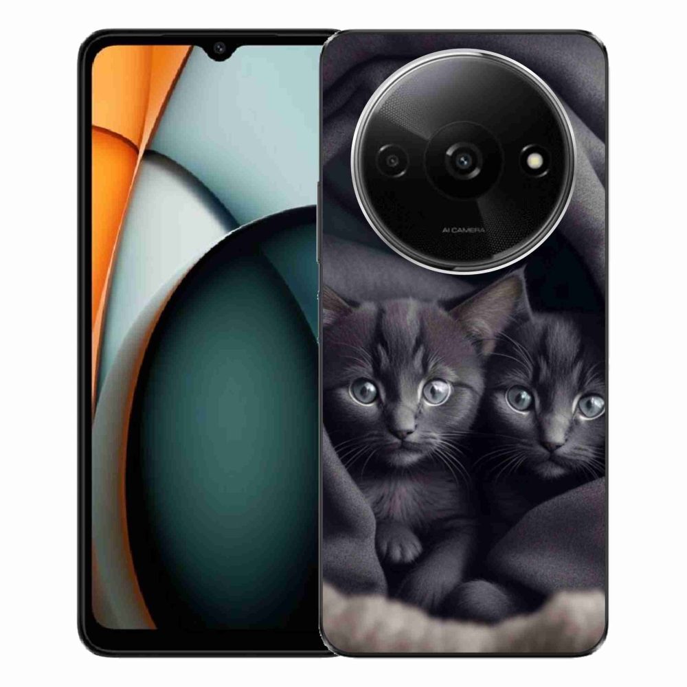 Gélový kryt mmCase na Xiaomi Redmi A3 - mačacie duo