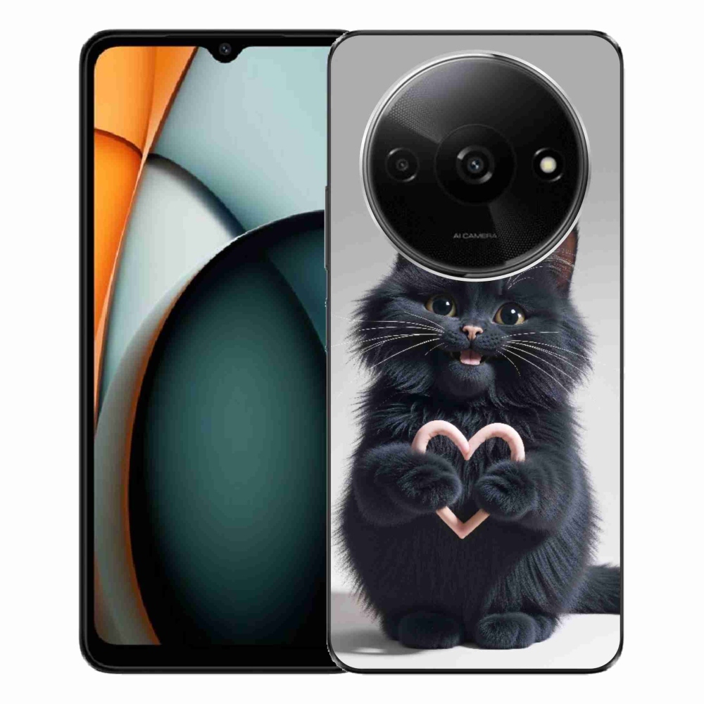 Gélový kryt mmCase na Xiaomi Redmi A3 - mačacia láska 3