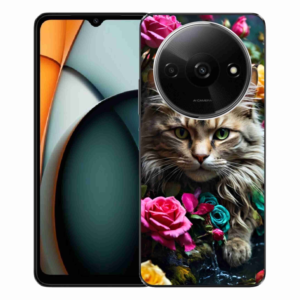Gélový kryt mmCase na Xiaomi Redmi A3 - mačacie pohľad 2