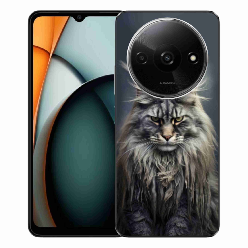 Gélový kryt mmCase na Xiaomi Redmi A3 - mačacie pohľad 4