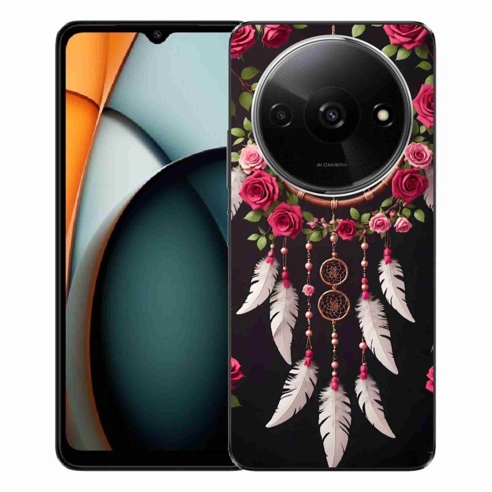 Gélový kryt mmCase na Xiaomi Redmi A3 - lapač snov s ružami