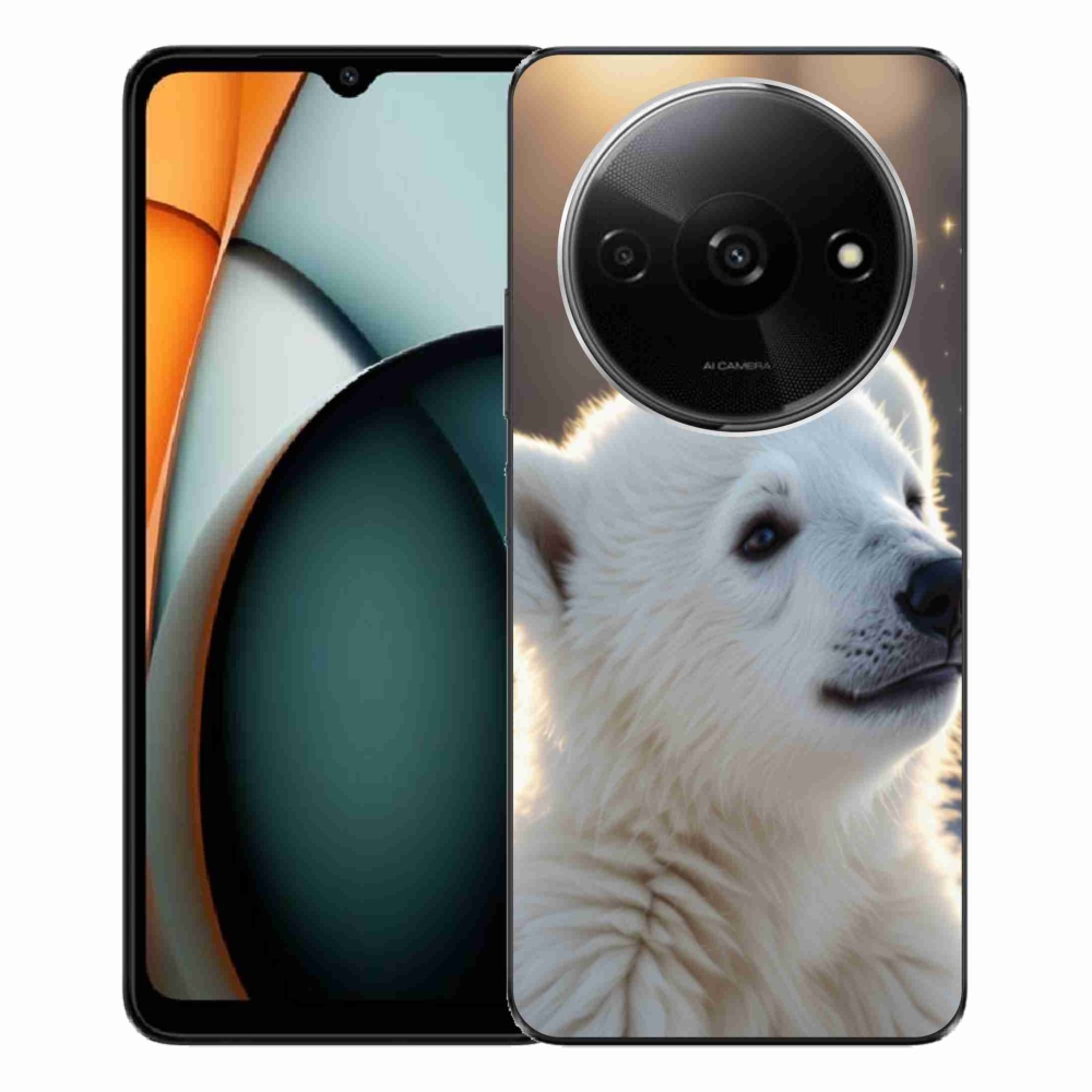 Gélový kryt mmCase na Xiaomi Redmi A3 - ľadový medveď