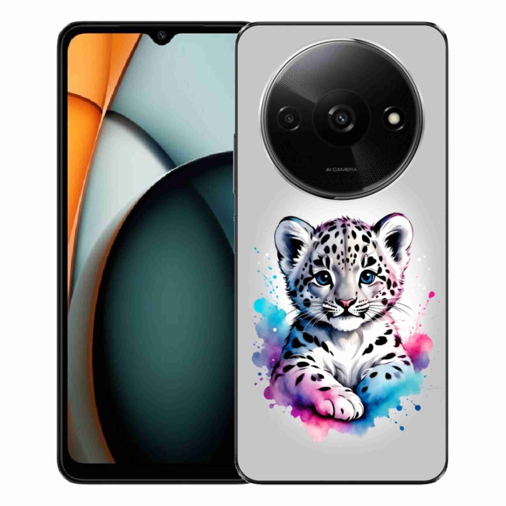 Gélový kryt mmCase na Xiaomi Redmi A3 - leopardej mláďa