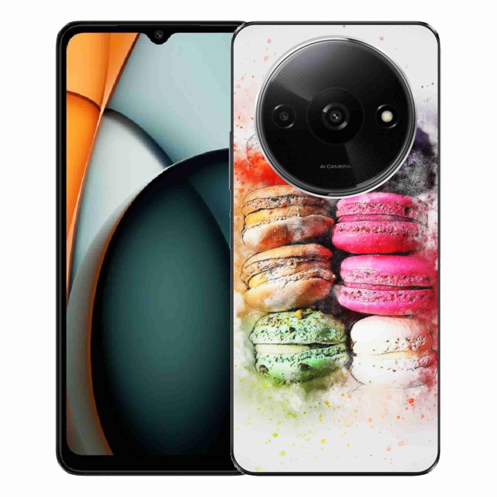 Gélový kryt mmCase na Xiaomi Redmi A3 - makrónky