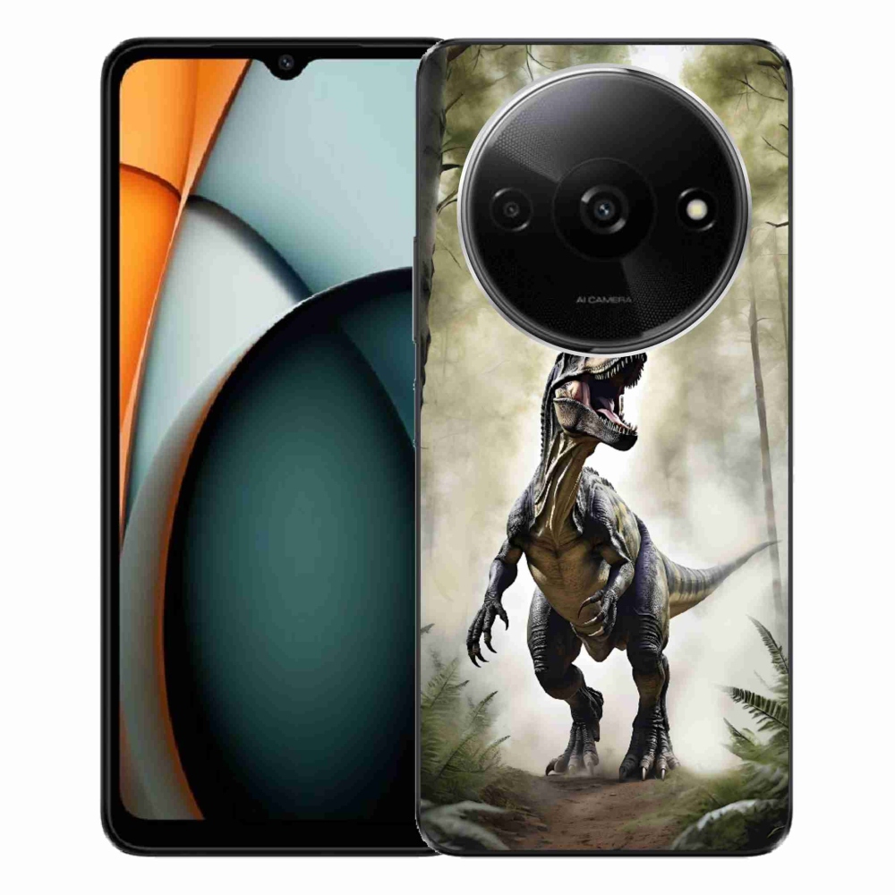 Gélový kryt mmCase na Xiaomi Redmi A3 - naštvaný T-Rex
