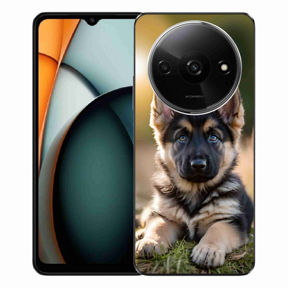 Gélový kryt mmCase na Xiaomi Redmi A3 - nemecký ovčiak v prírode