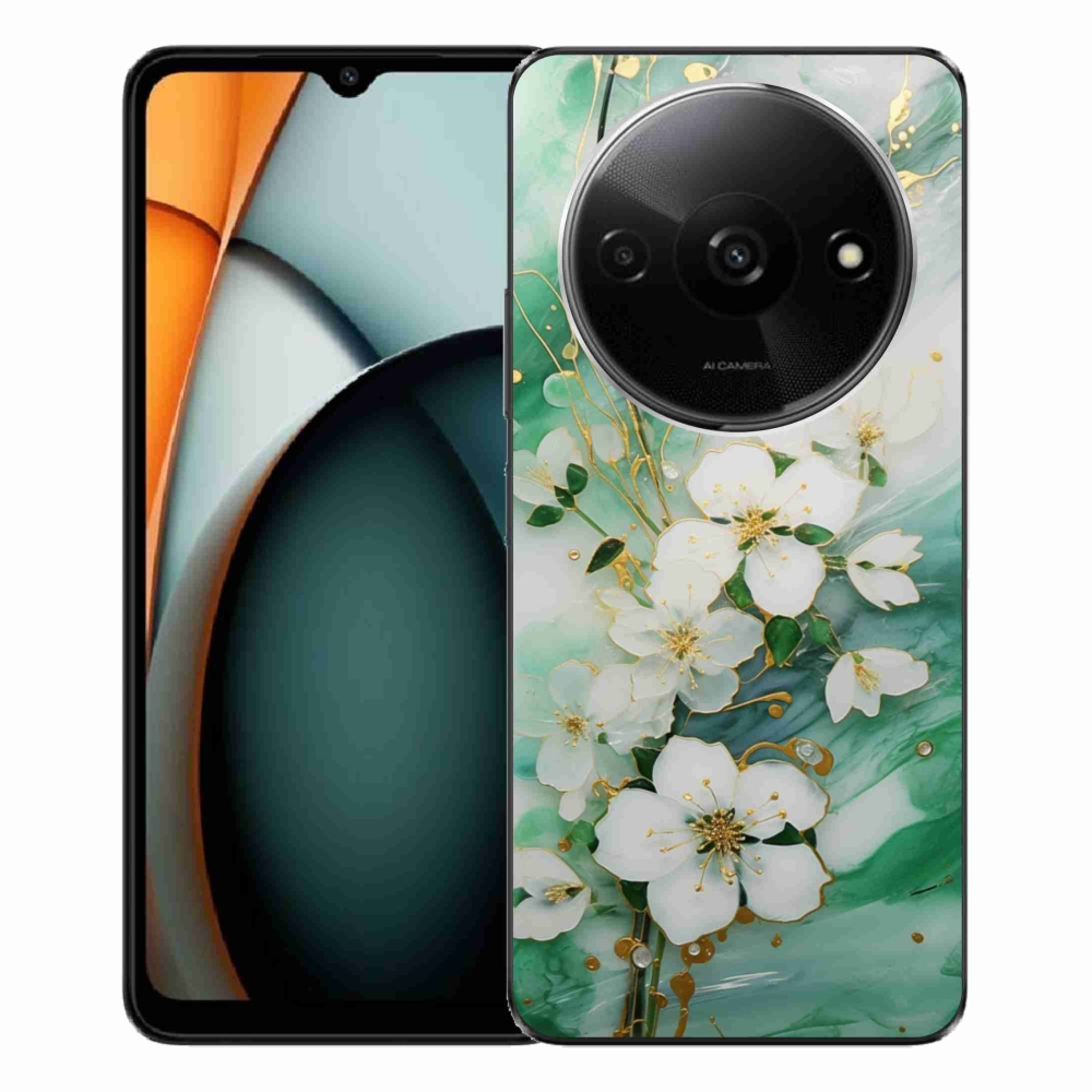 Gélový kryt mmCase na Xiaomi Redmi A3 - nežné kvety
