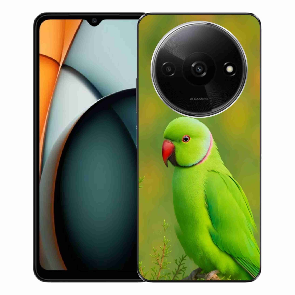 Gélový kryt mmCase na Xiaomi Redmi A3 - papagáj alexander 2
