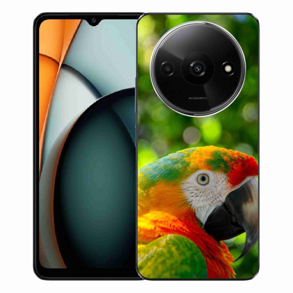 Gélový kryt mmCase na Xiaomi Redmi A3 - papagáj ara 3